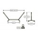 Hammock Stand Double (Steel) LS - By the caribbean hammocks store of USA